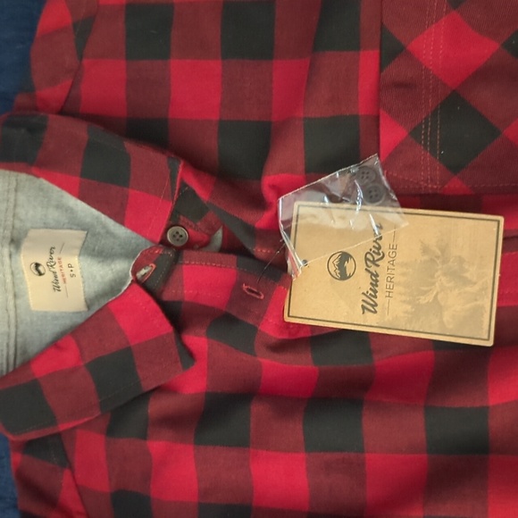 Buffalo plaid long sleeve button down shirt - Picture 3 of 4